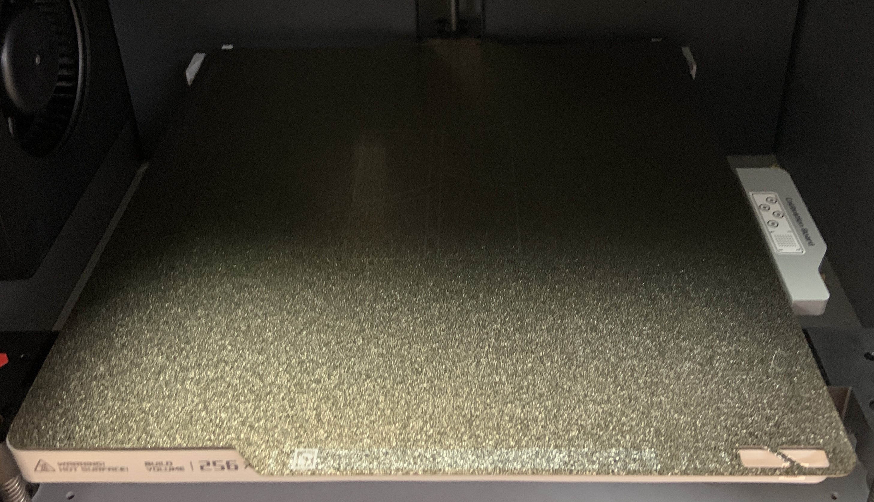 Empty Bambu Lab build plate