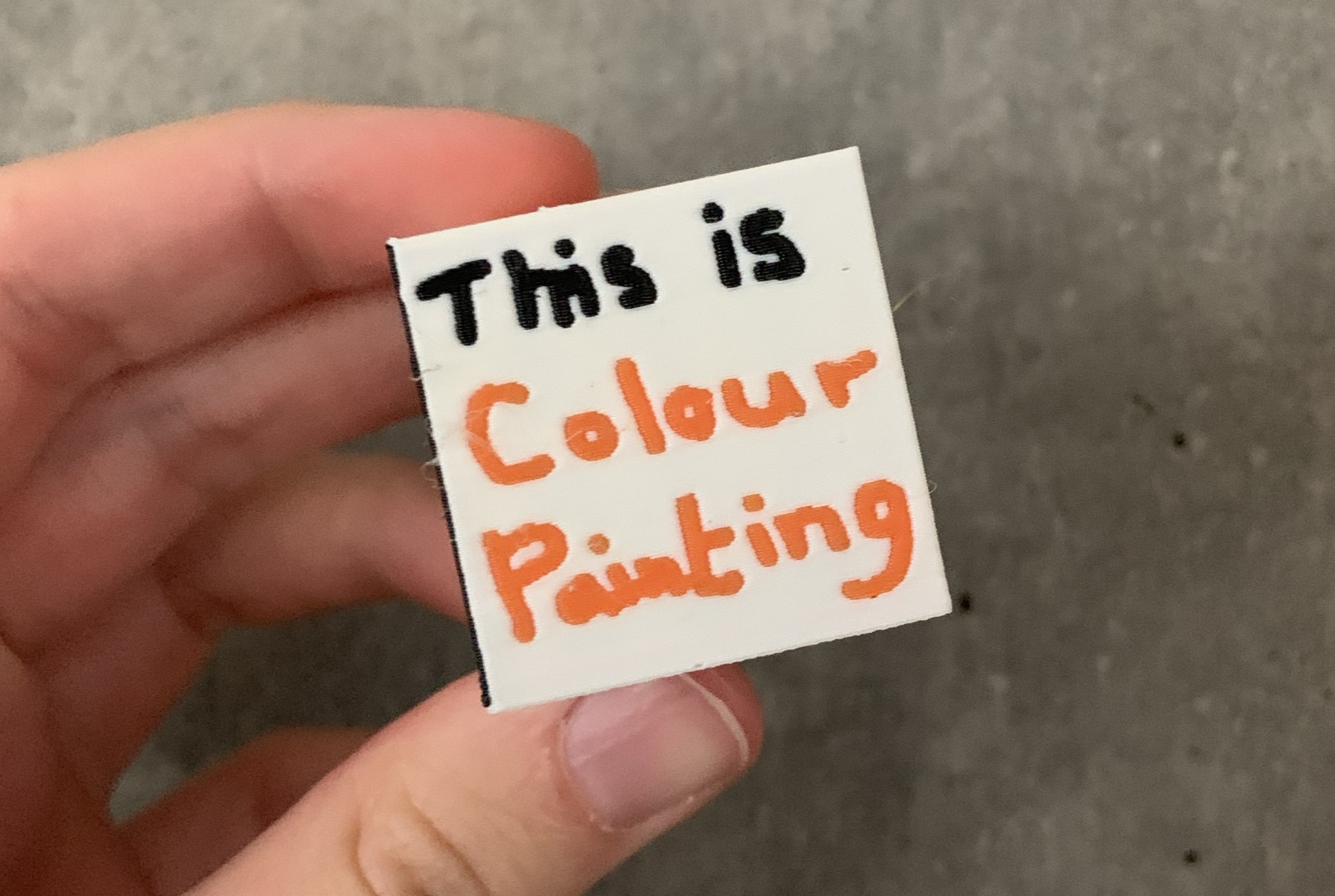 This is colour painting