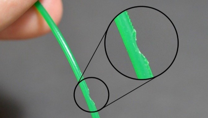 Filament grinding