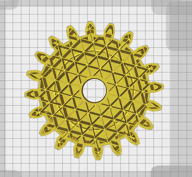 Triangular infill