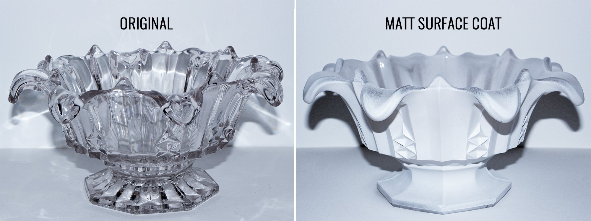 Glass matt finish