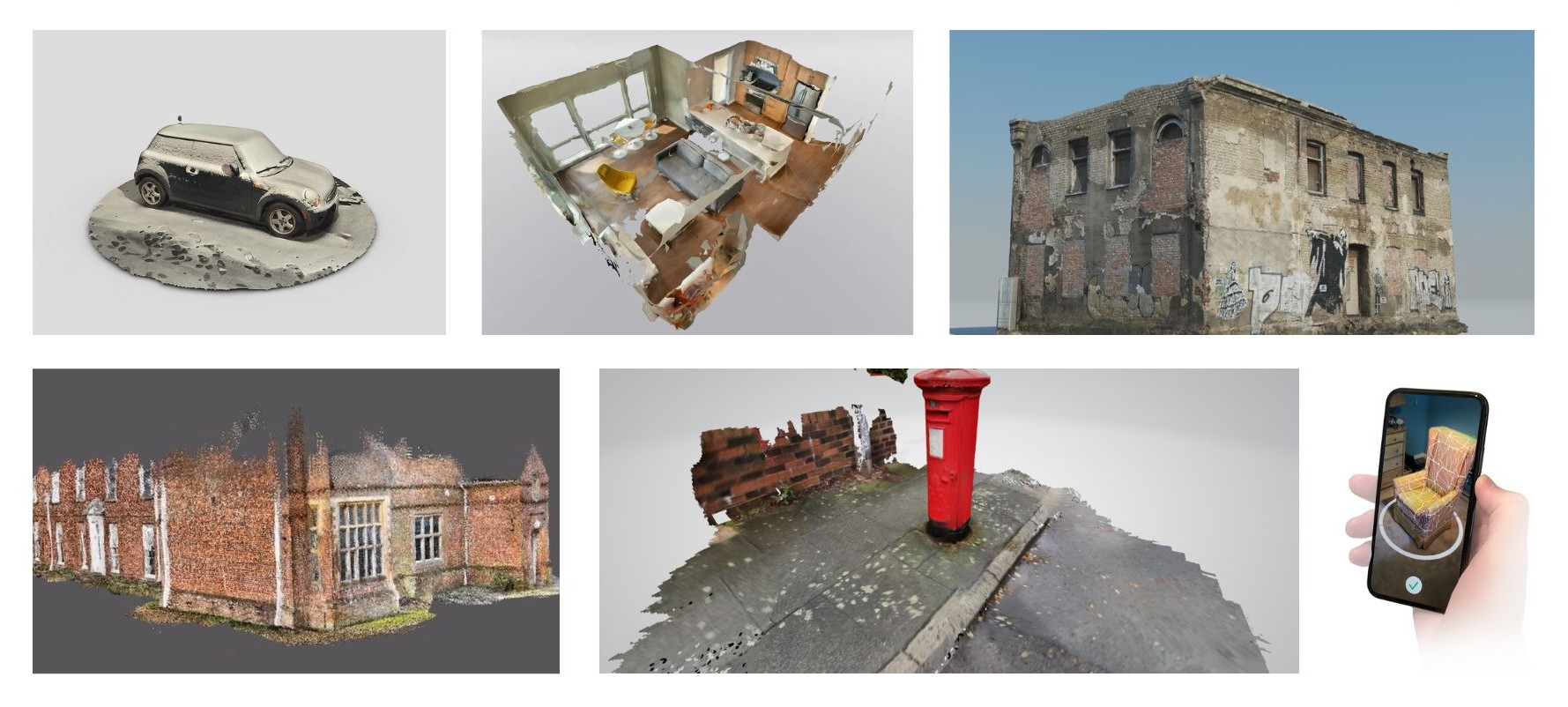 LiDAR scanning examples