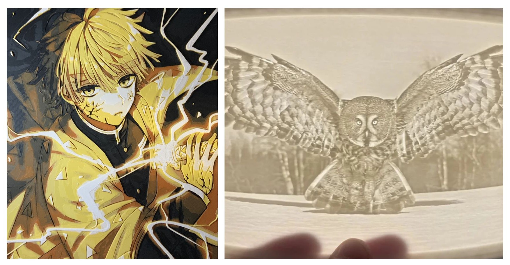 Filament painting and lithophanes